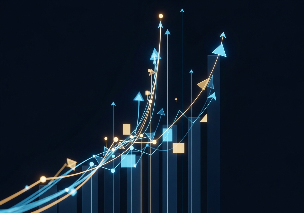 Investment growth visualization