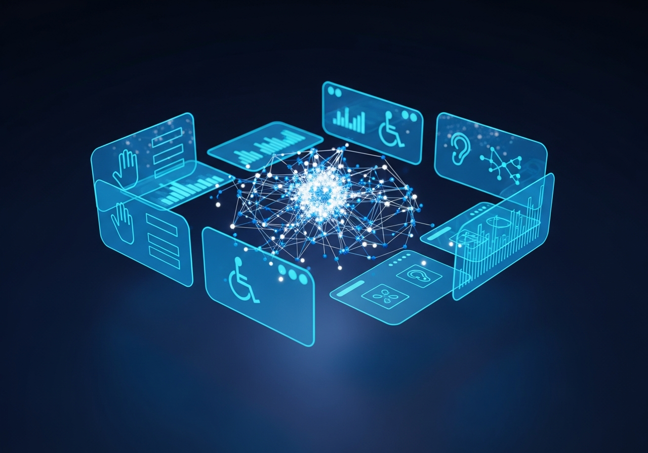 AI-powered accessible interface visualization